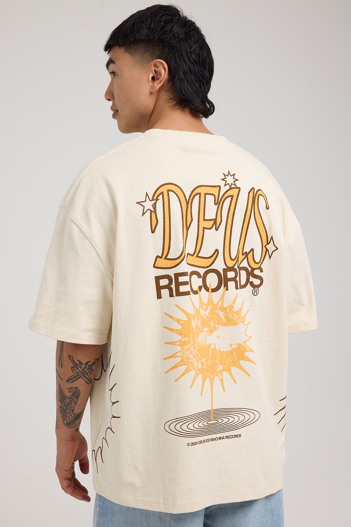 Deus Ex Machina Shimmer Tee Dirty White