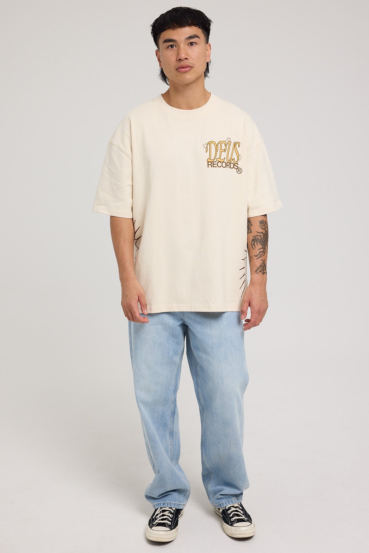 Deus Ex Machina Shimmer Tee Dirty White