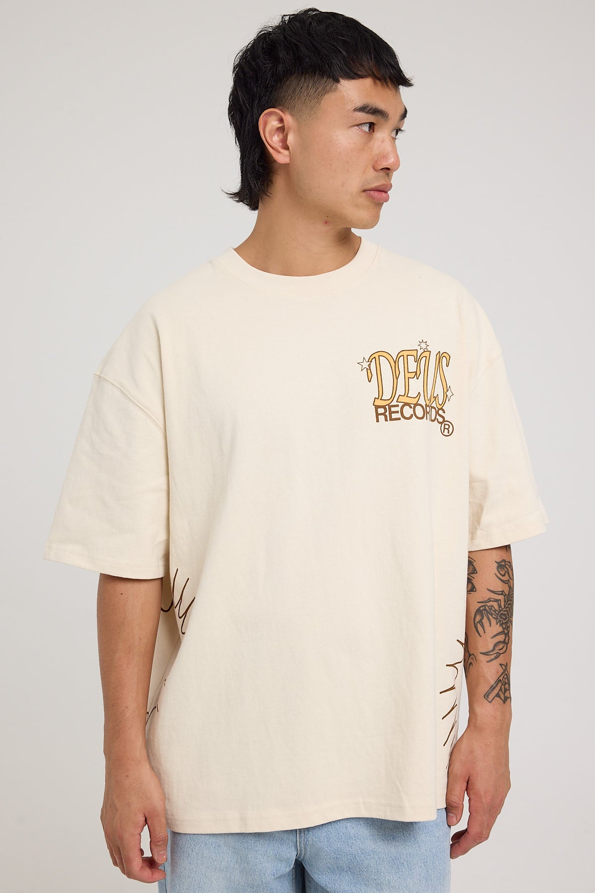 Deus Ex Machina Shimmer Tee Dirty White