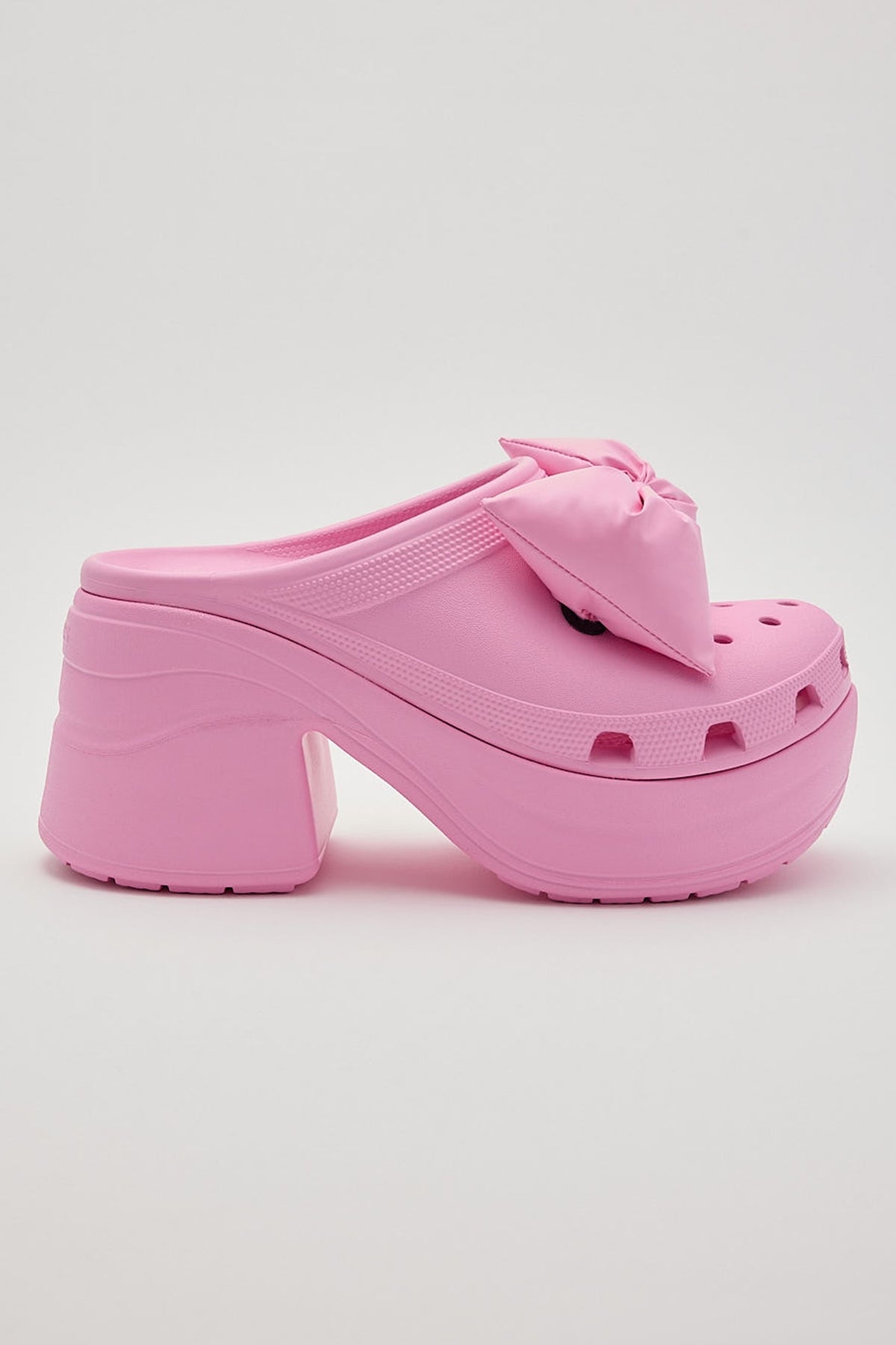 Crocs Puff Bow Siren Clog Pink