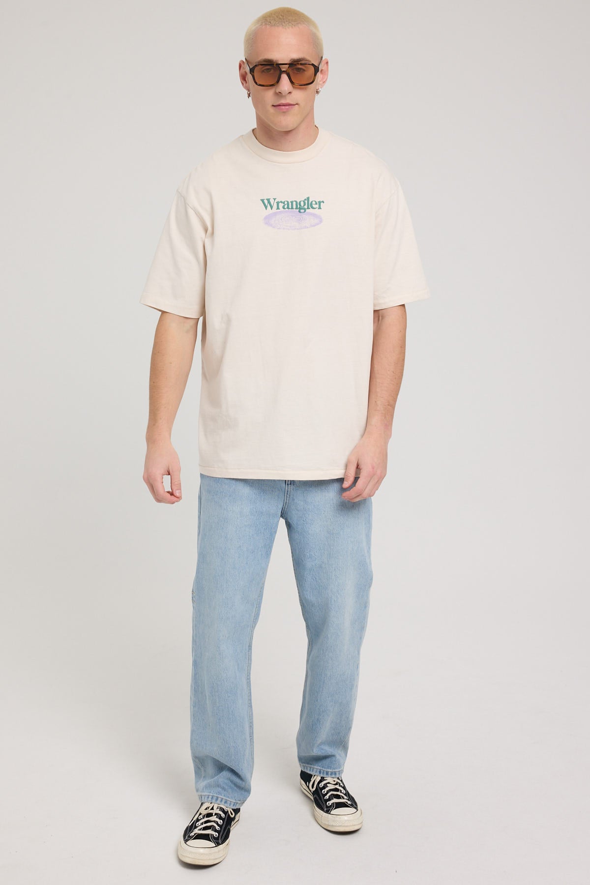 Wrangler Life Line Slacker Tee Ecru