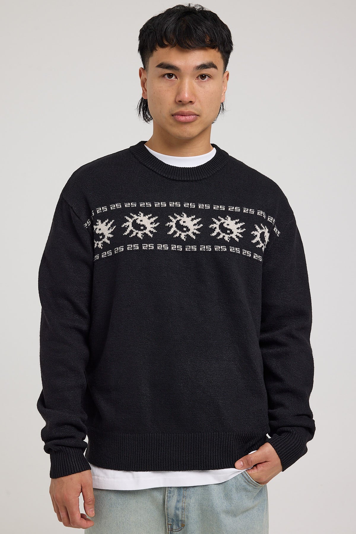 Wrangler Sun Yang Slouch Knit Dark Slate