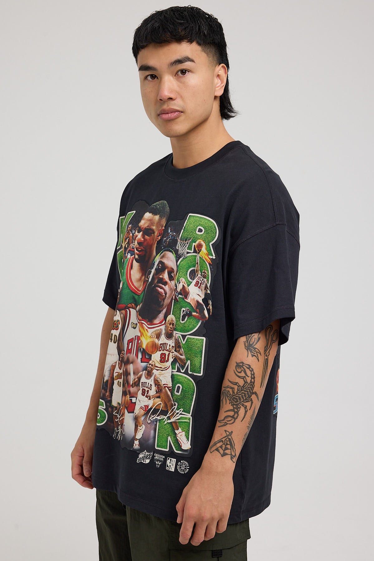 Mitchell & Ness 1996 NBA Finals Tee Faded Black