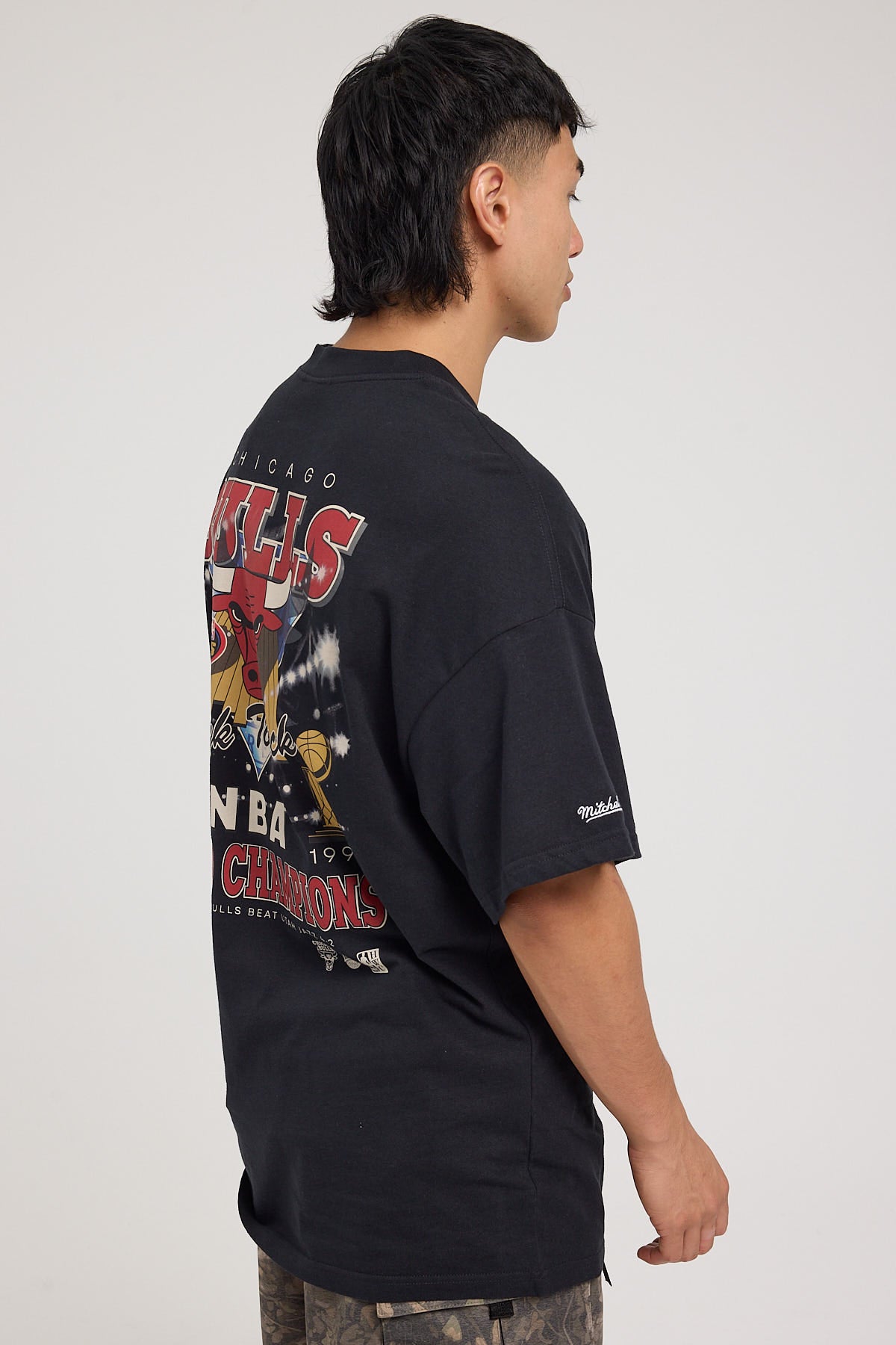 Mitchell & Ness 1997 NBA Tee Faded Black