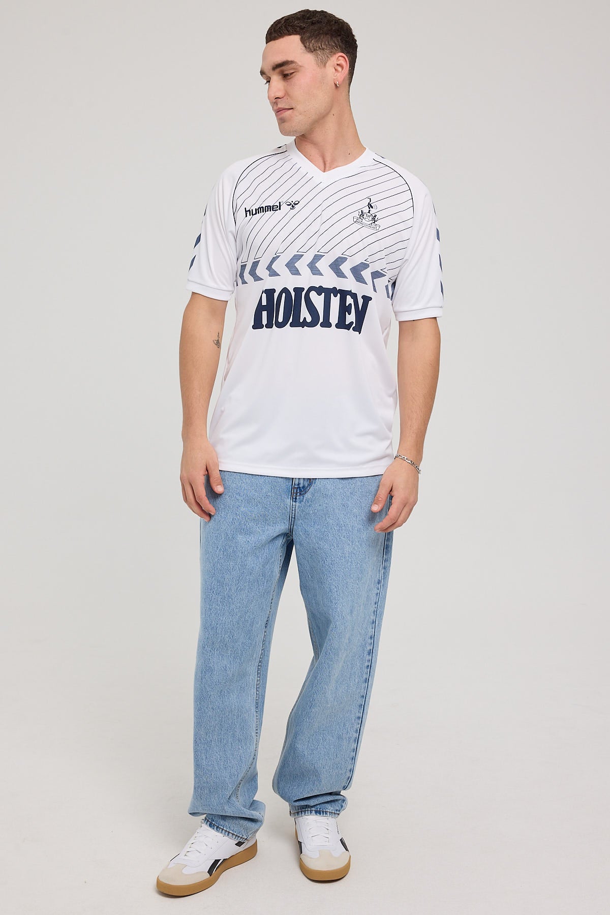 Majestic Athletic 1986 Tottenham Hummel Home Shirt White