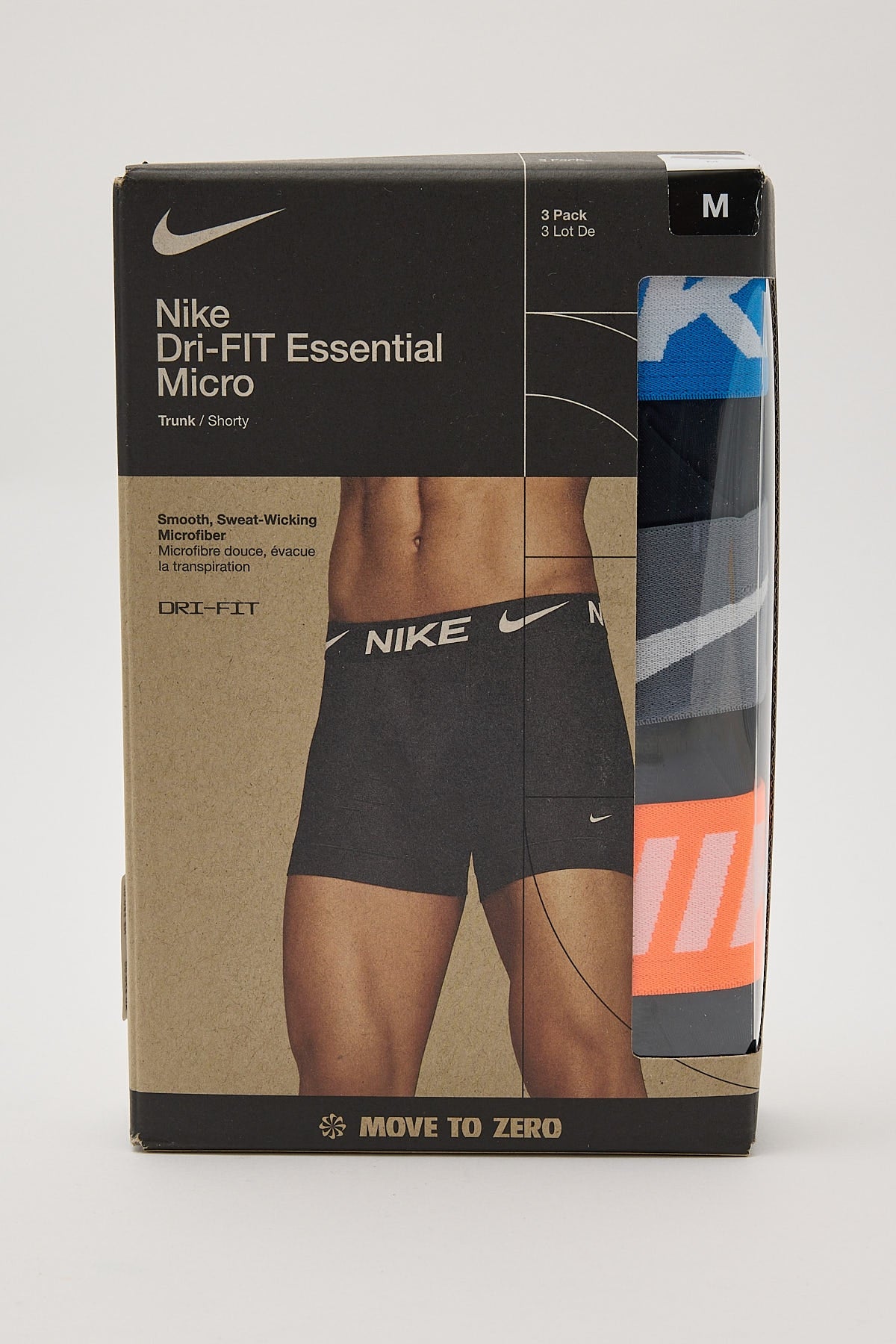 Nike Underwear Essential Micro Trunk 3pk Black