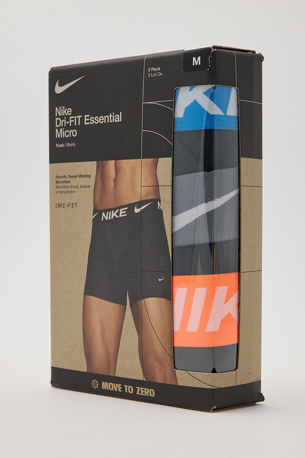 Nike Underwear Essential Micro Trunk 3pk Black