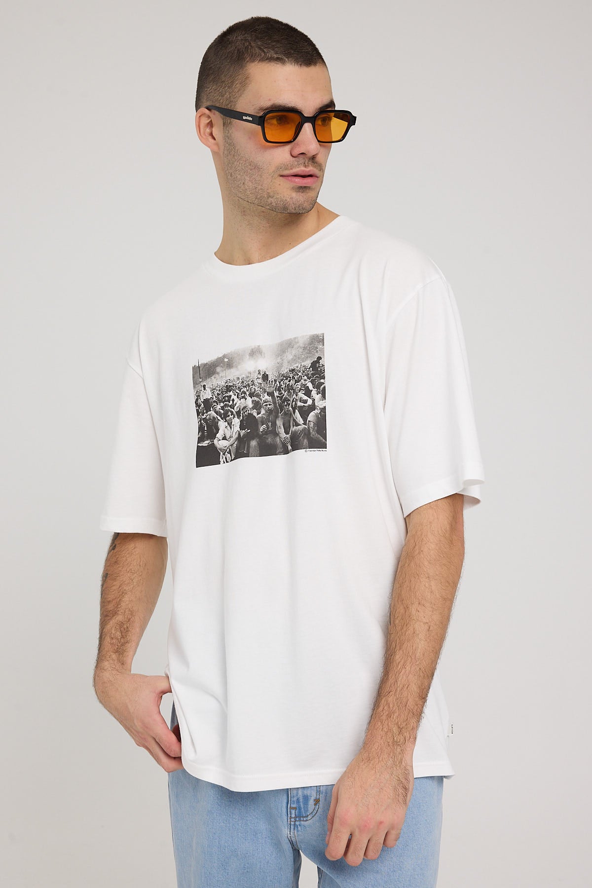 Rolla's Crowd Tee White