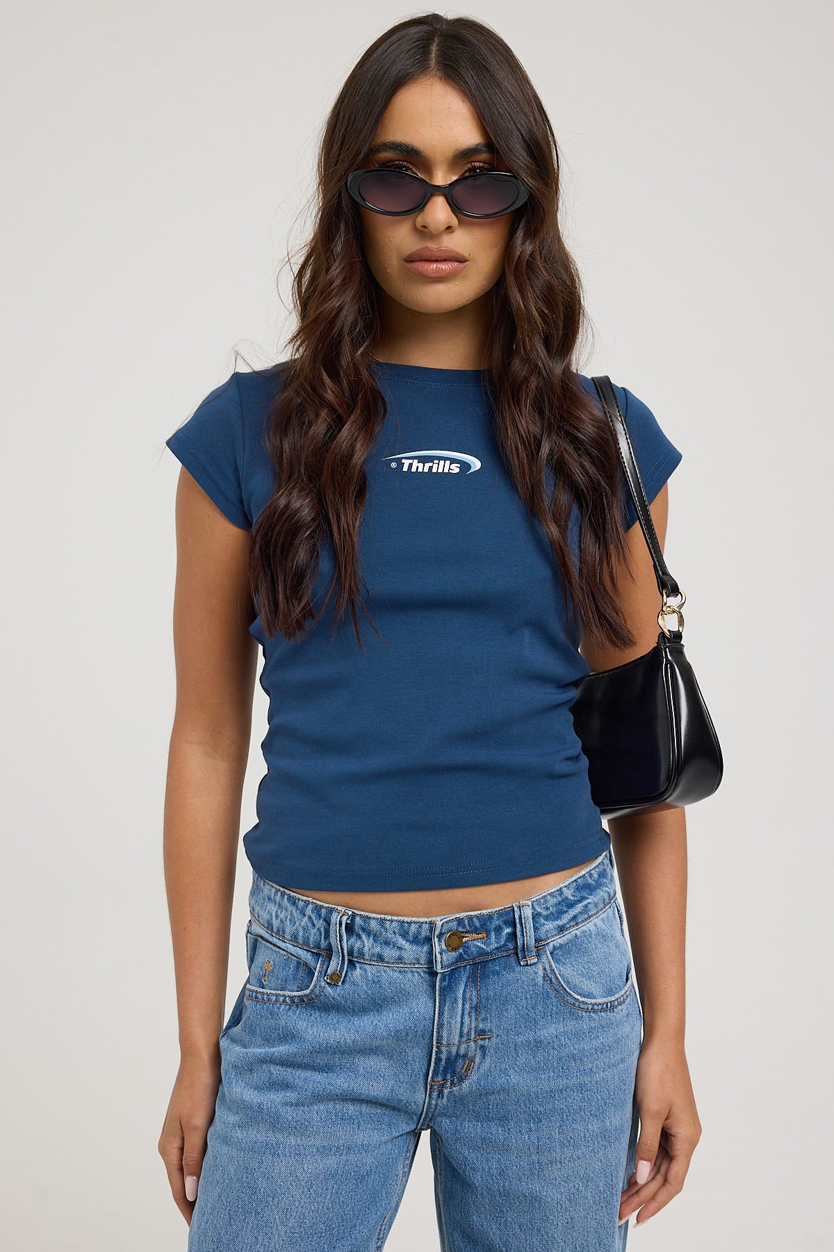 Thrills Sphere Club Tee Ensign Blue