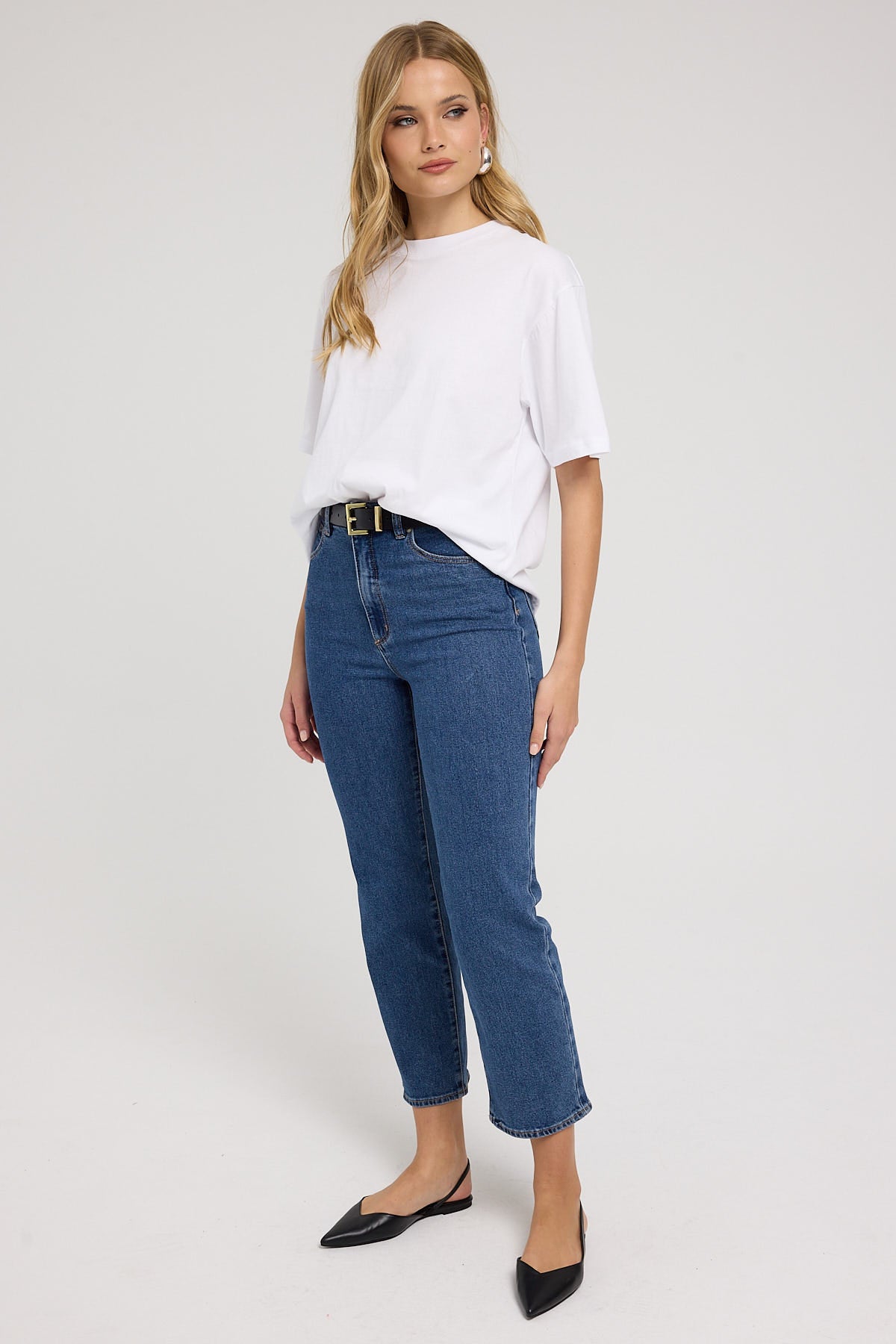 Abrand Venice High Waisted Straight Jean Bella