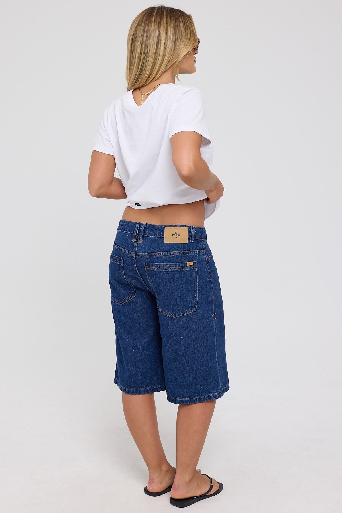 Thrills Syd Short Double Indigo Rinse