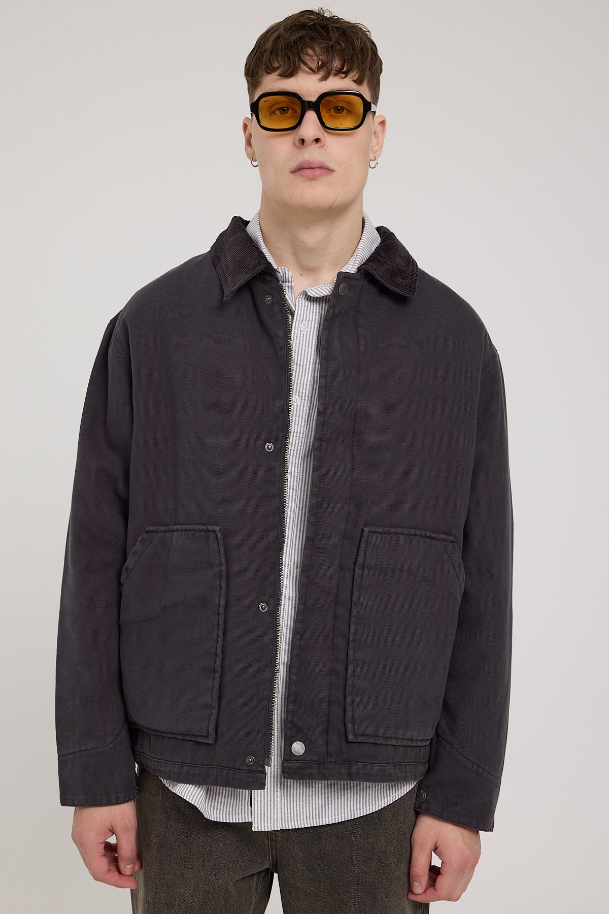 Thrills Thrills Union Jacket Dark Charcoal