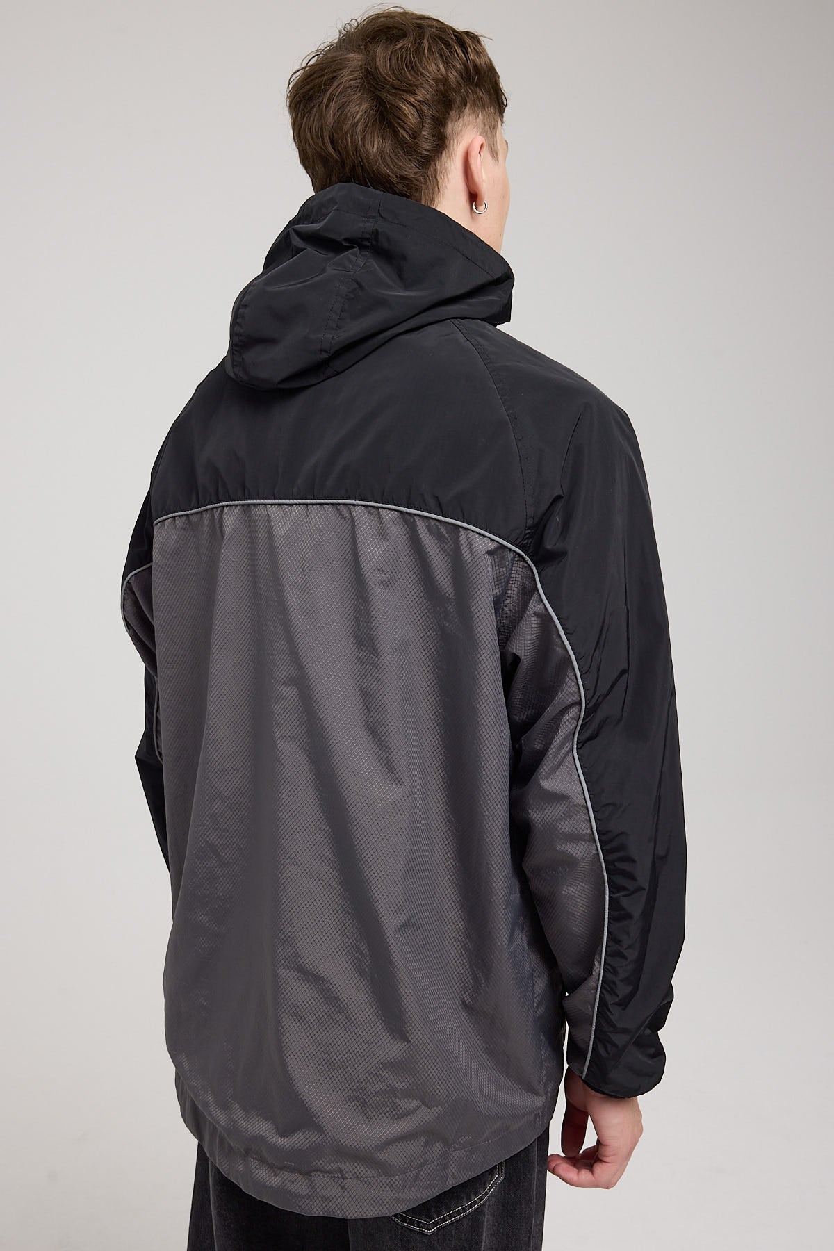 Worship Forever Zip Anorak Jacket Black