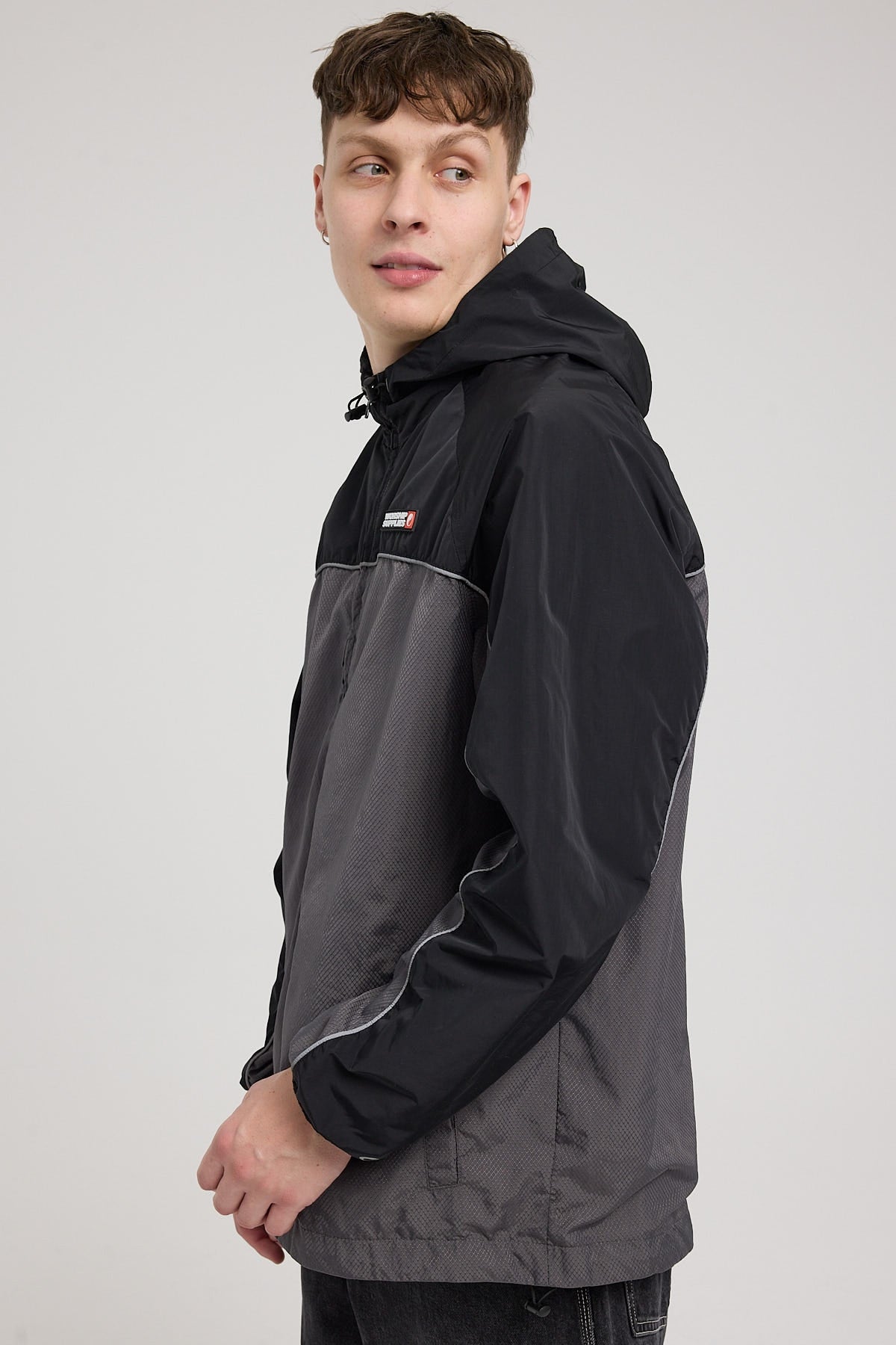 Worship Forever Zip Anorak Jacket Black