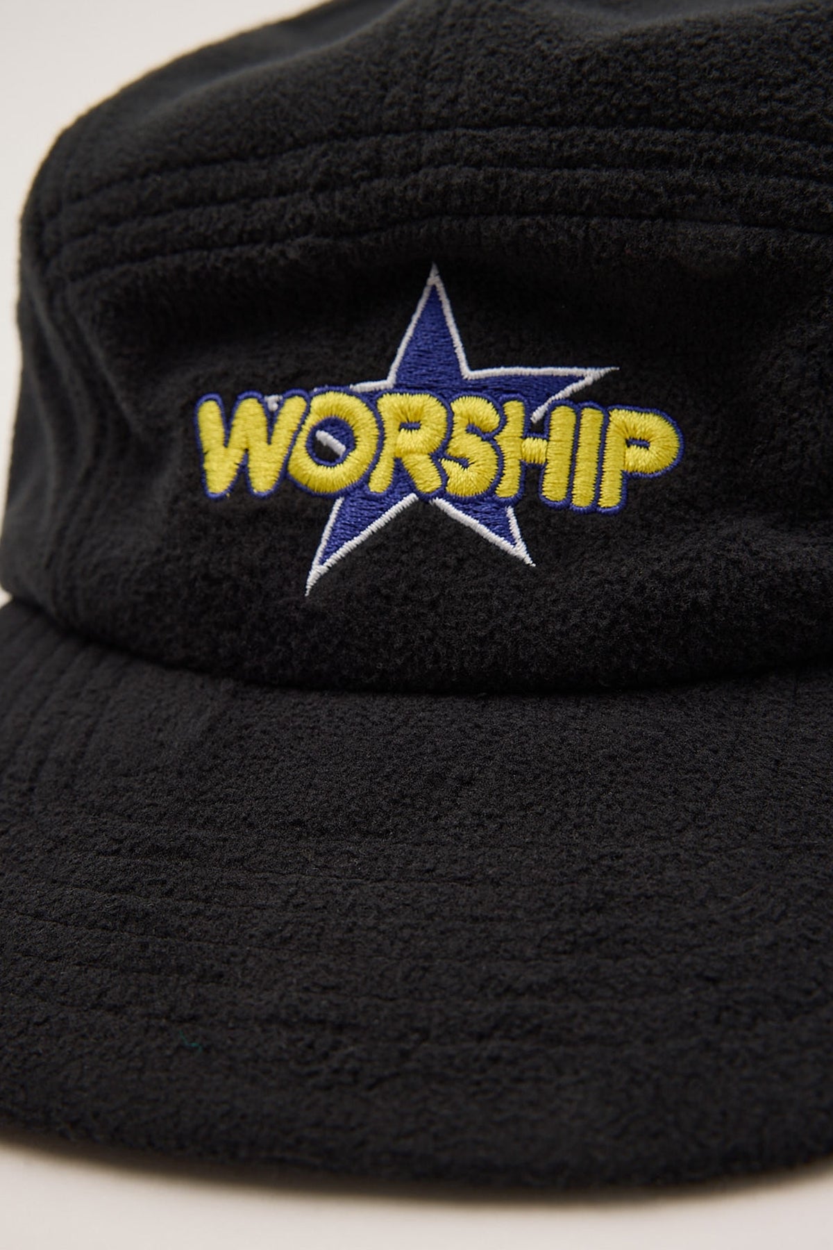 Worship Margarine Polar Fleece Cap Black