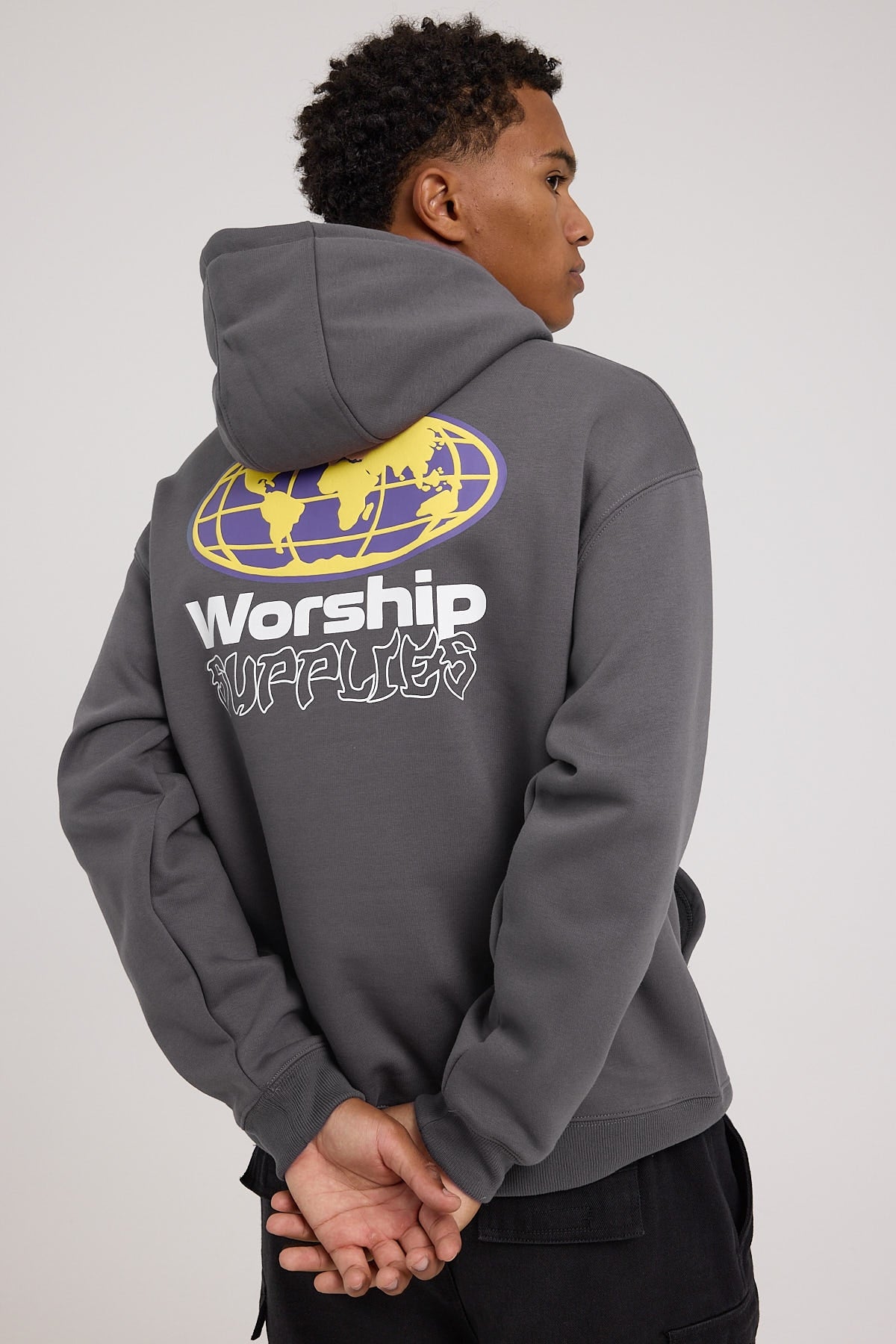 Worship Win Win Hood Worn Black