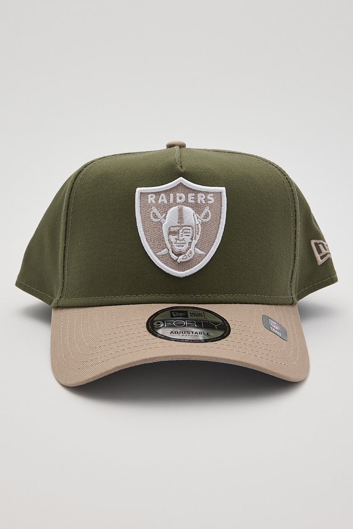 New Era 9Forty Aframe Raiders New Olive/Ash Brown