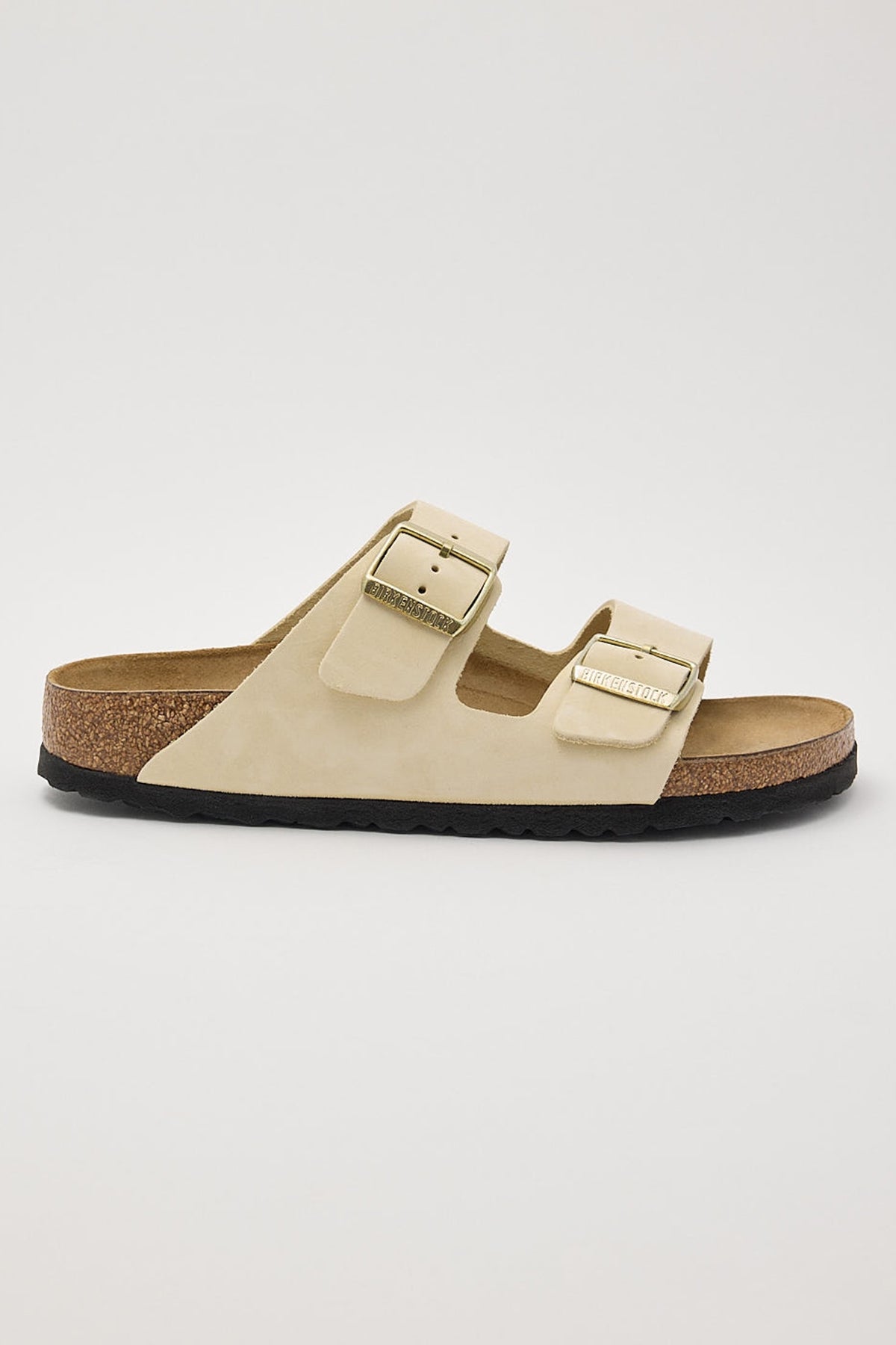 Birkenstock Arizona Nubuck Leather Narrow Ecru