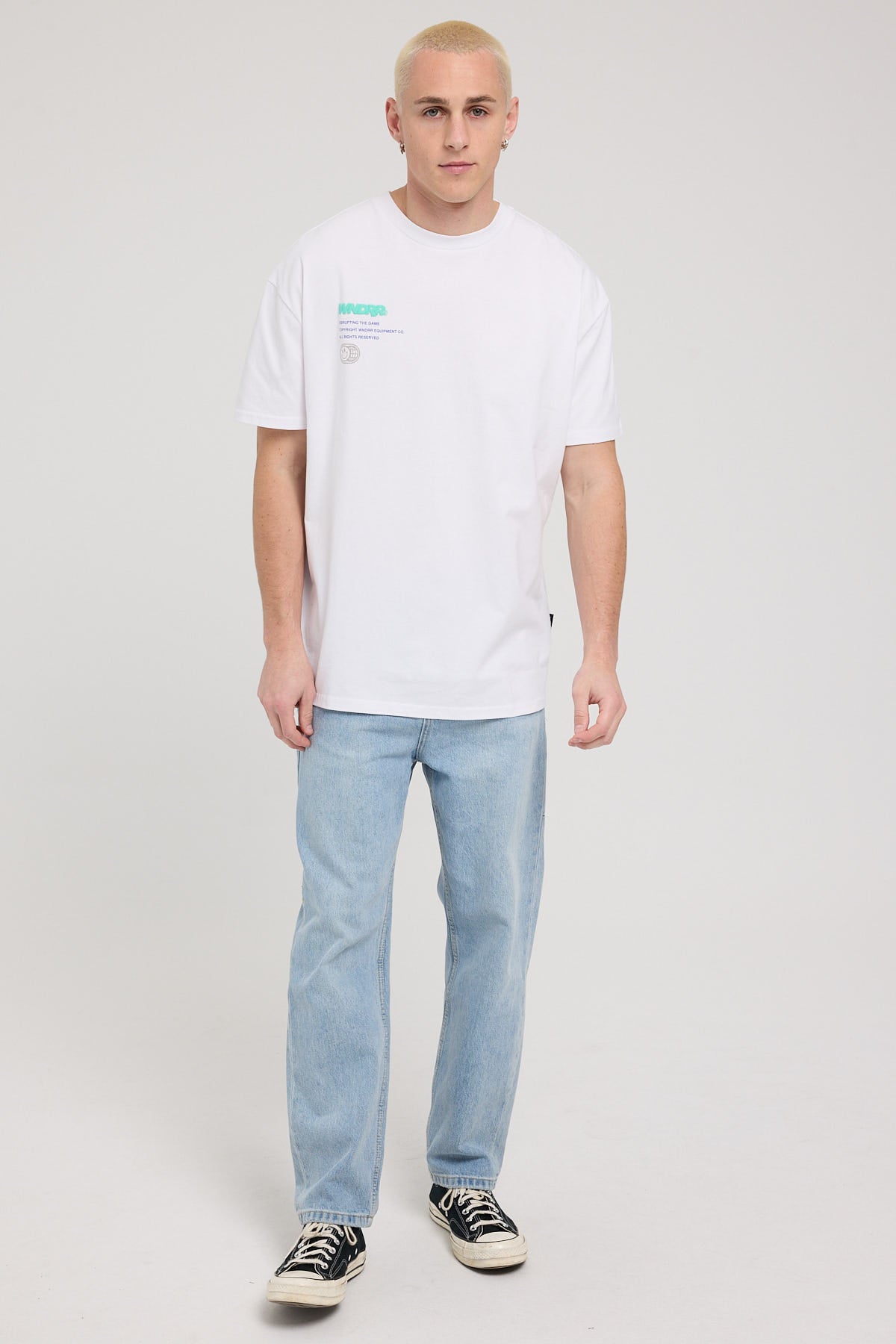 Wndrr Obscure Box Fit Tee White