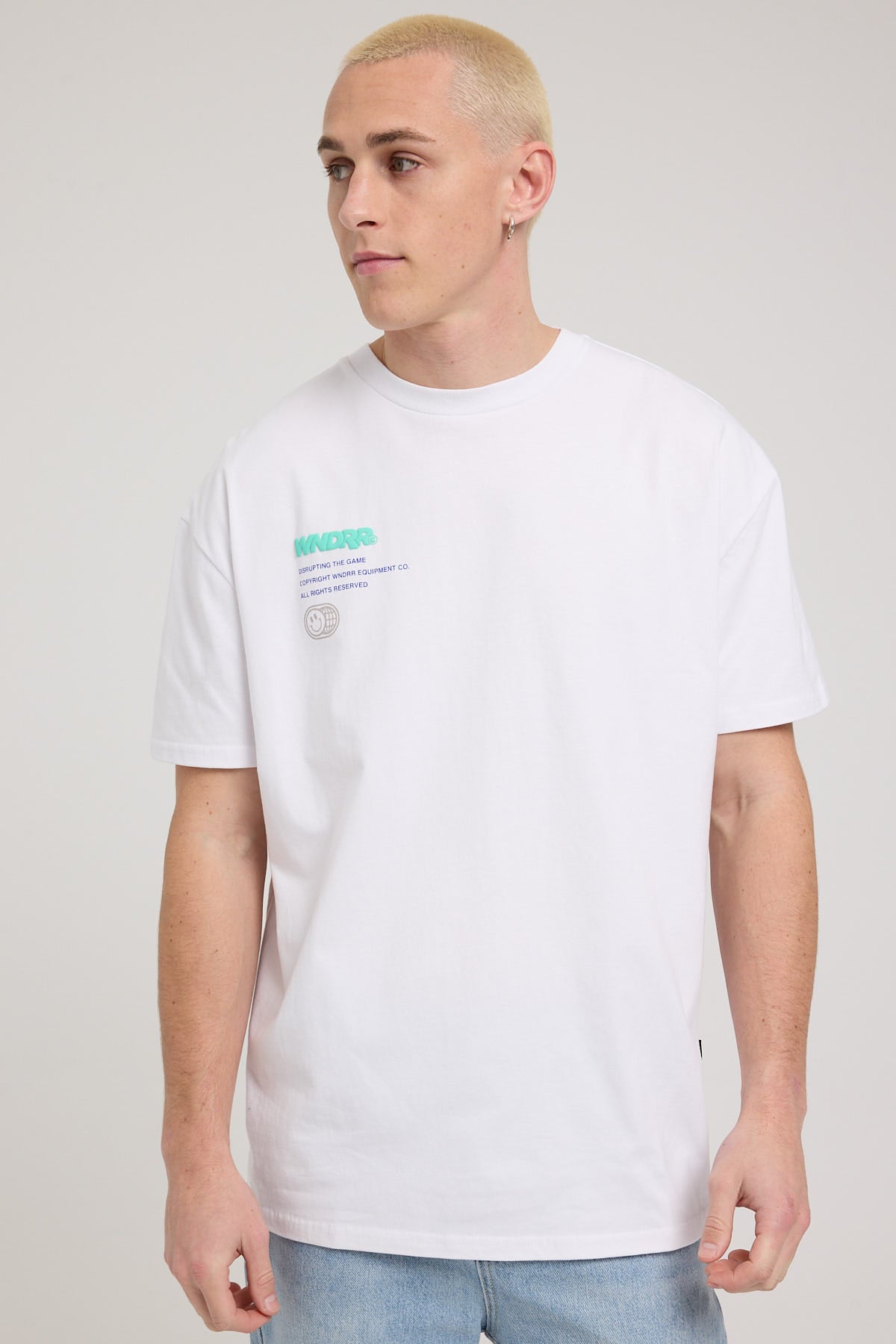 Wndrr Obscure Box Fit Tee White