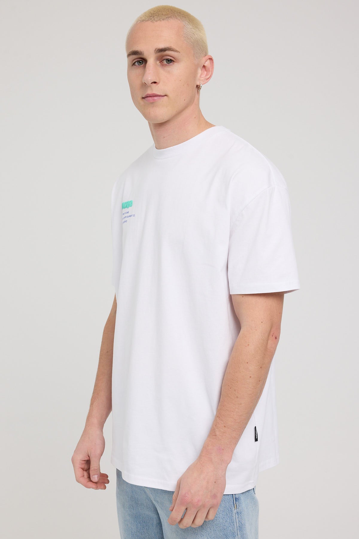 Wndrr Obscure Box Fit Tee White