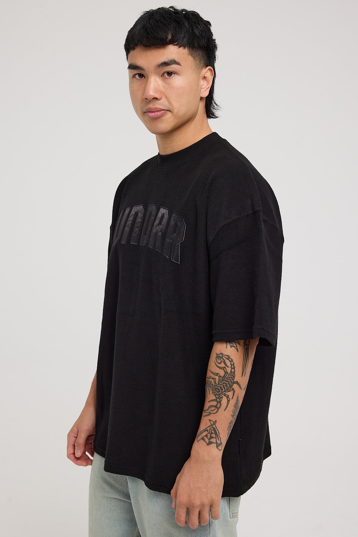 Wndrr Arch French Terry Tee Black