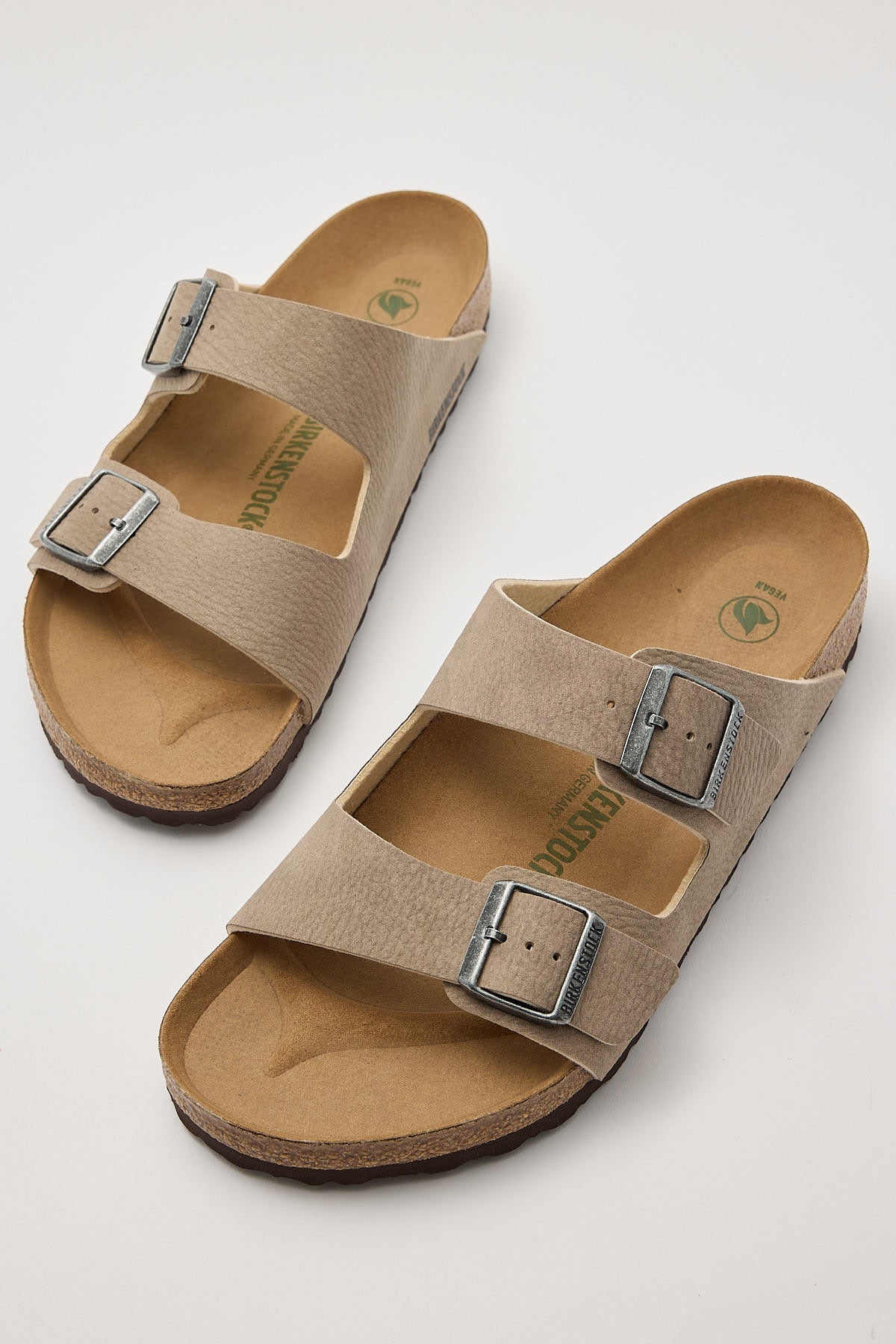 Birkenstock Arizona Vegan Espresso/Grey Taupe