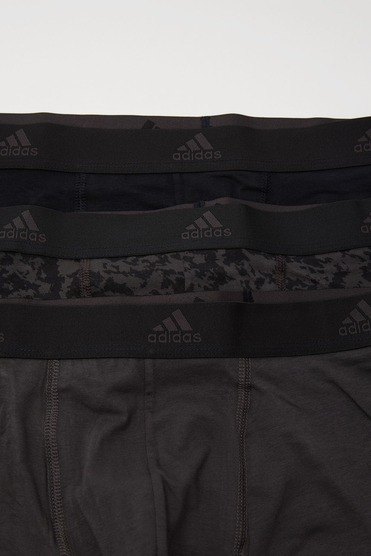 Adidas Active Flex Cotton Trunk 3pk - JJ6553 Black Assorted