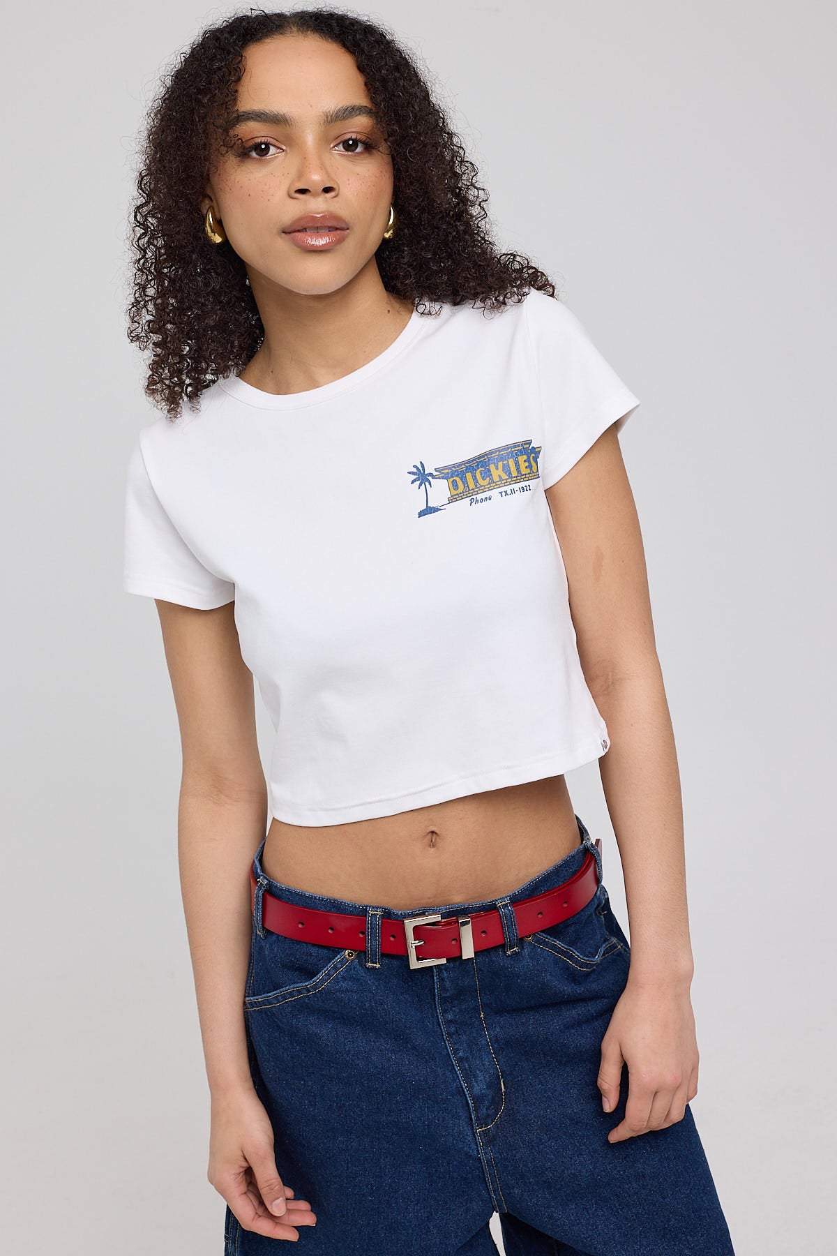 Dickies Diner Tour Tee White