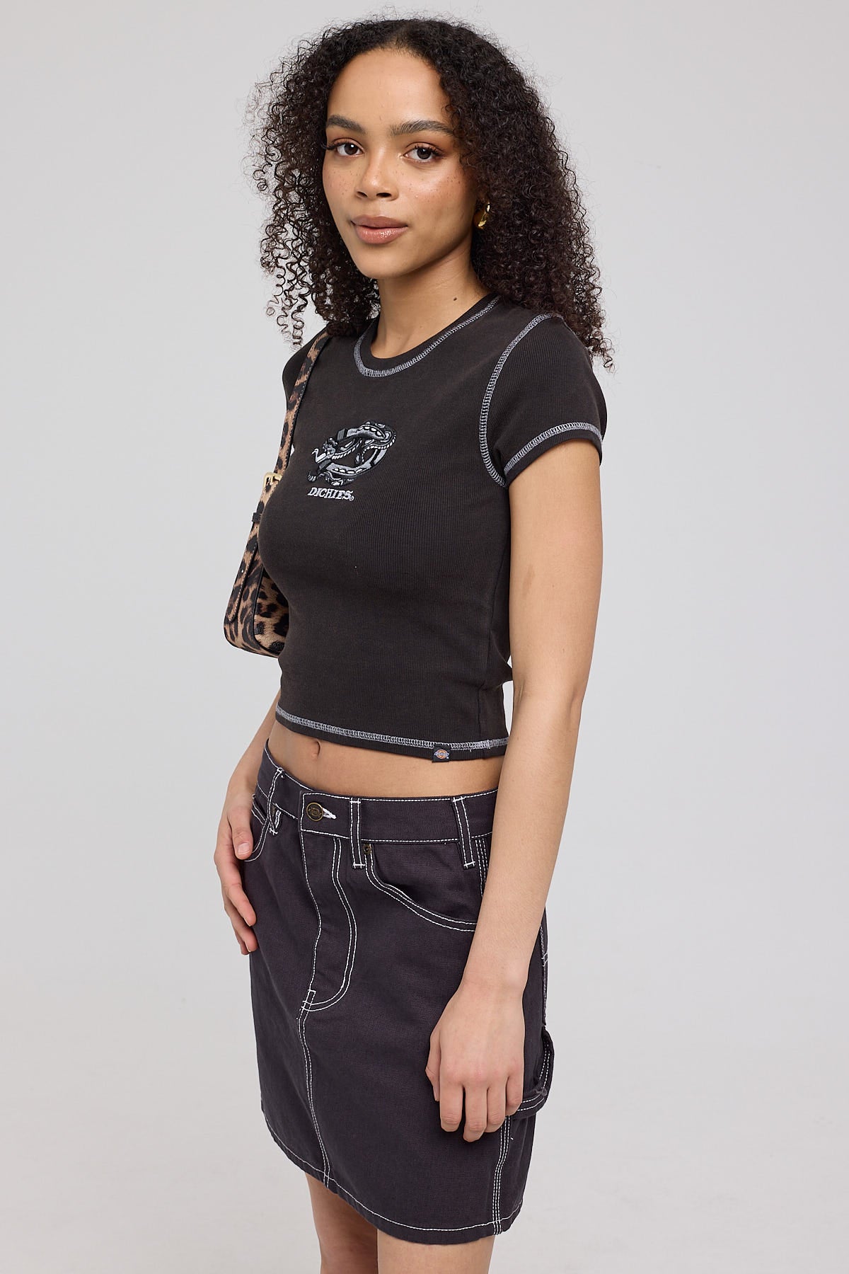 Dickies Rattler Baby Tee Black