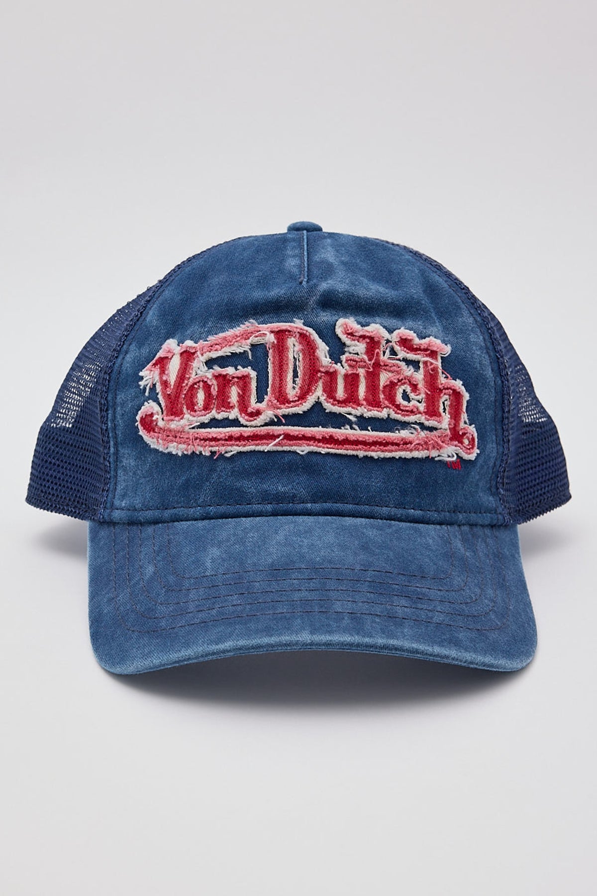 Von Dutch Trucker Hat Washed Navy/Red