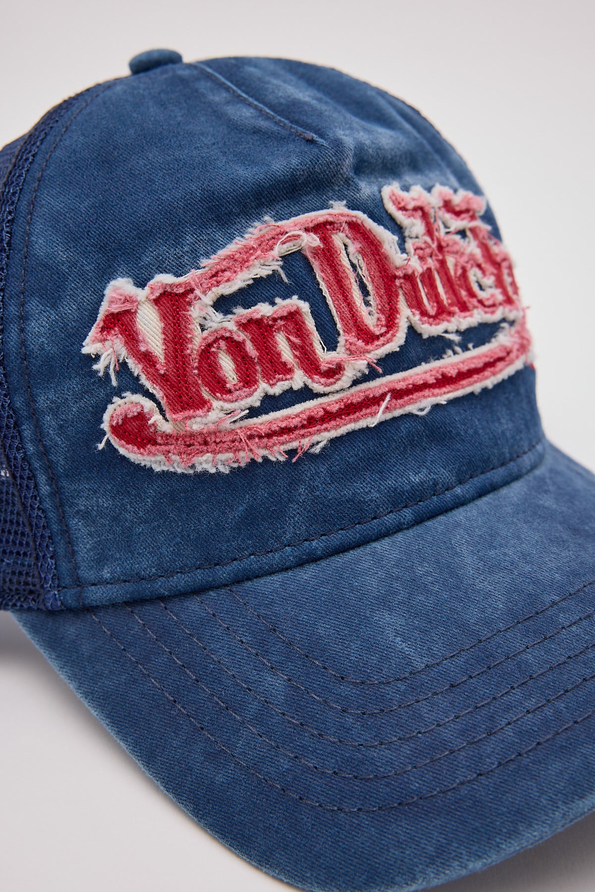 Von Dutch Trucker Hat Washed Navy/Red