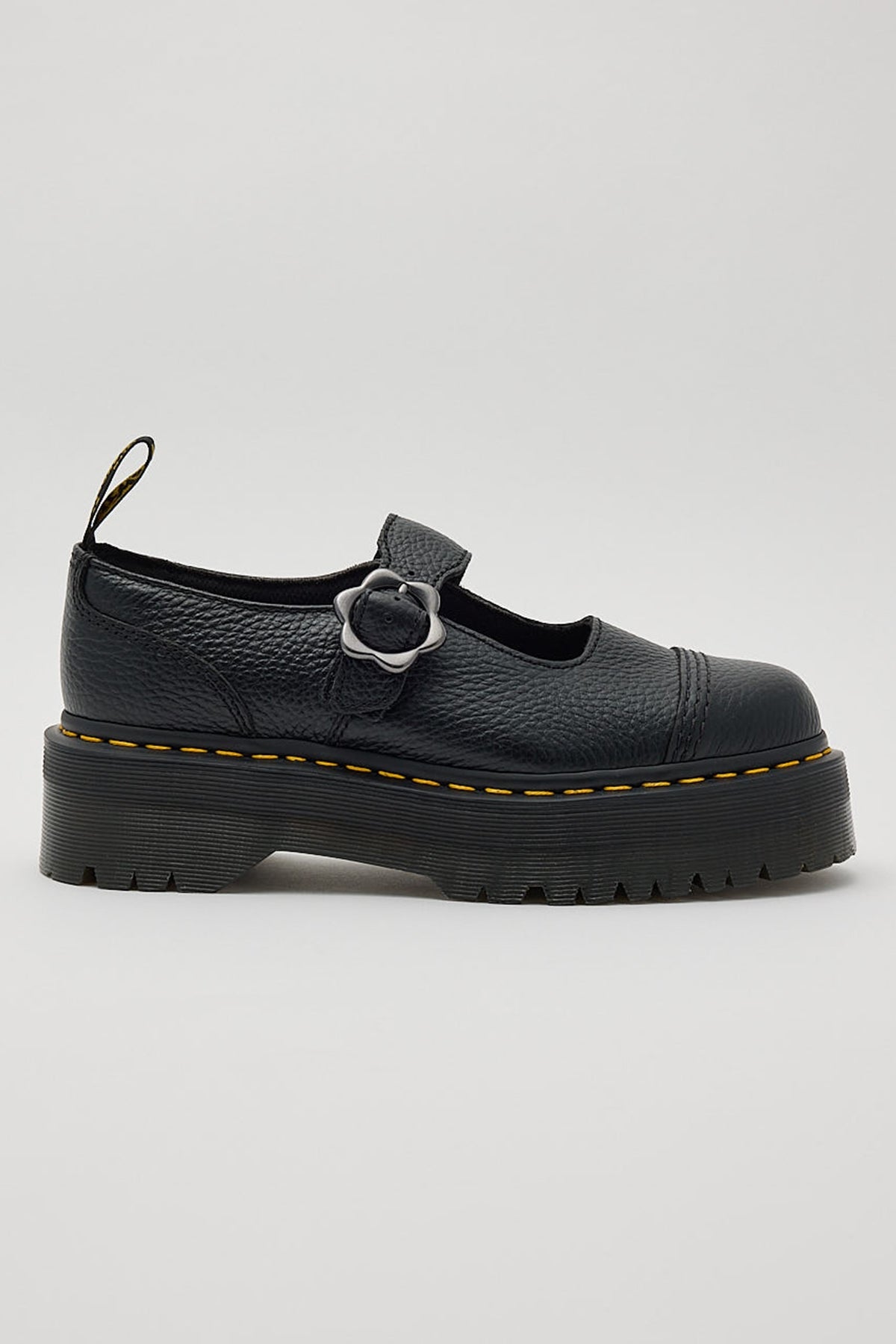 Dr Martens Addina Flower Milled Nappa Black