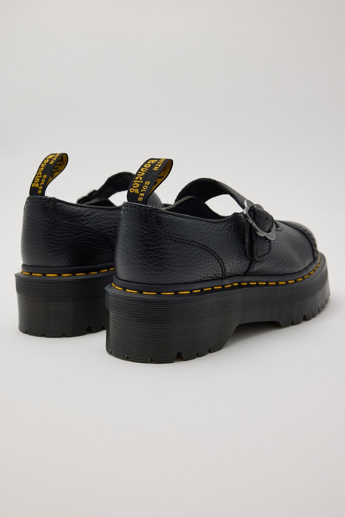 Dr Martens Addina Flower Milled Nappa Black