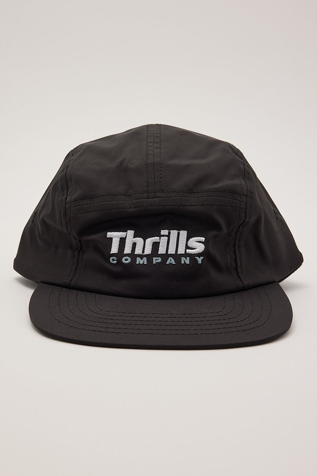 Thrills Paradox Curved 5 Panel Cap Black