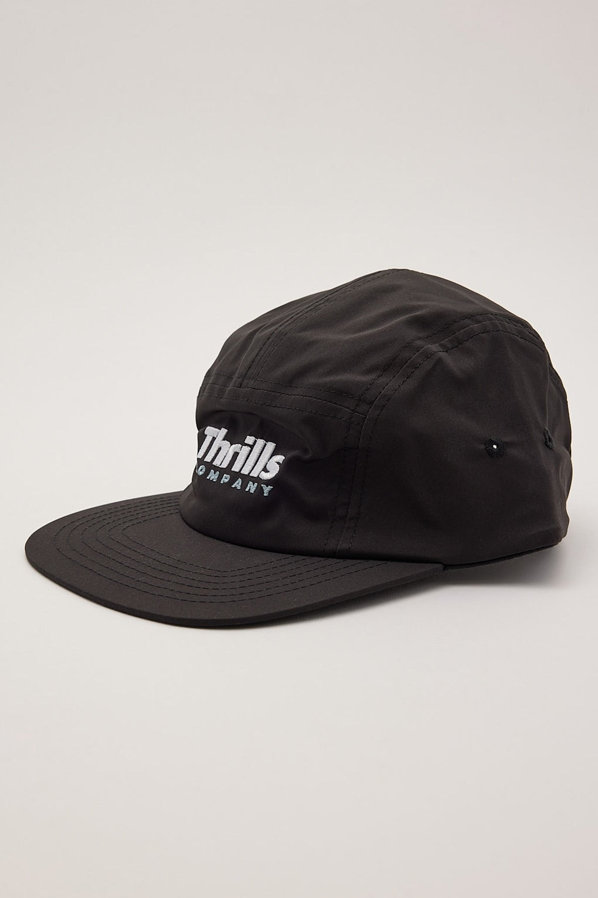 Thrills Paradox Curved 5 Panel Cap Black