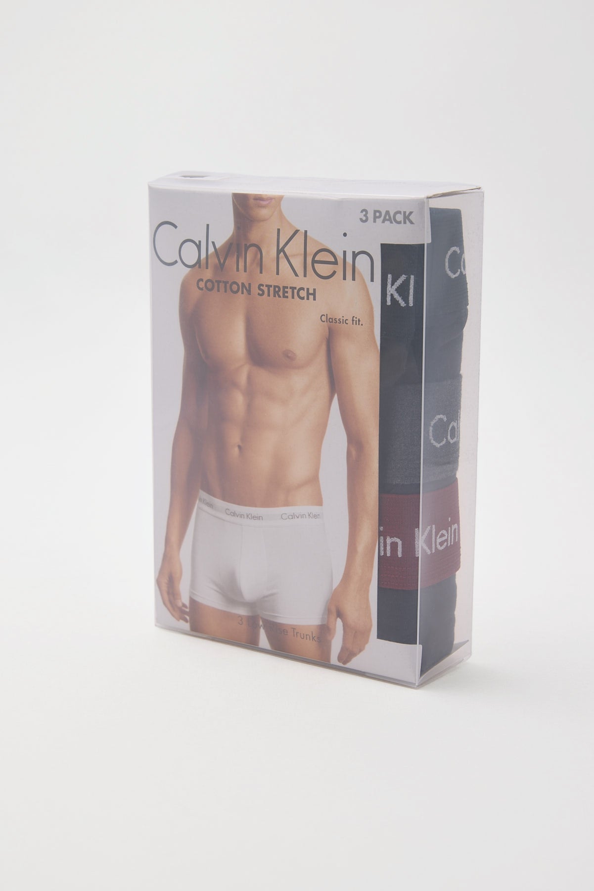 Calvin Klein Cotton Stretch Low Rise Trunk 5pk Black Assorted