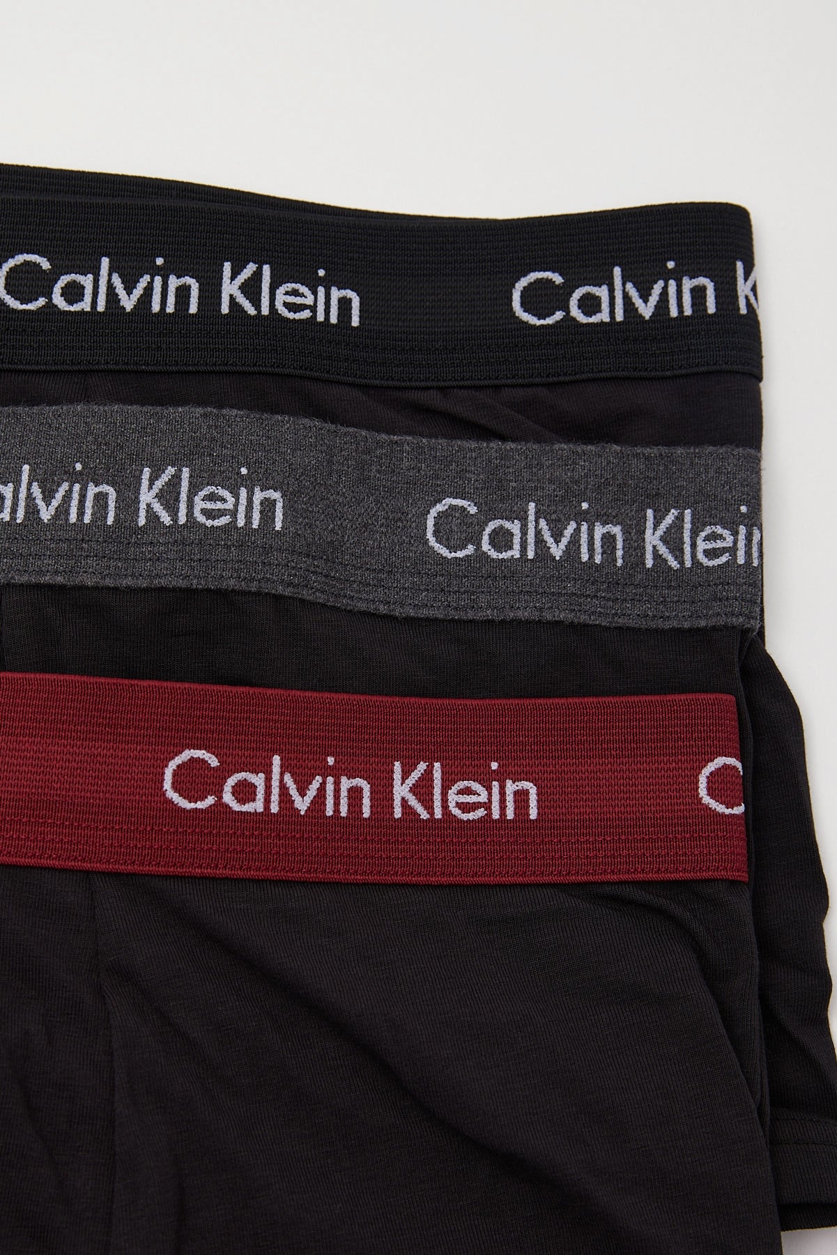 Calvin Klein Cotton Stretch Low Rise Trunk 5pk Black Assorted