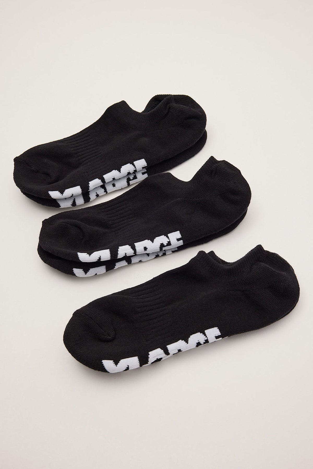 Xlarge 91 No Show Sock 3pk Black