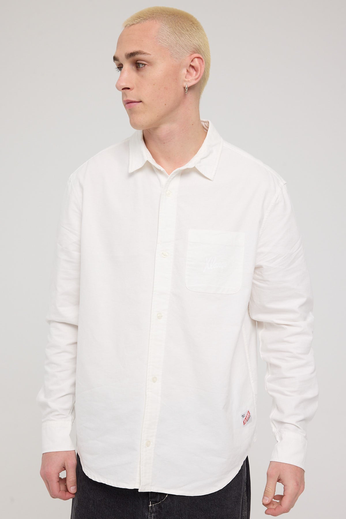 Xlarge Script Oxford LS Shirt White Oxford