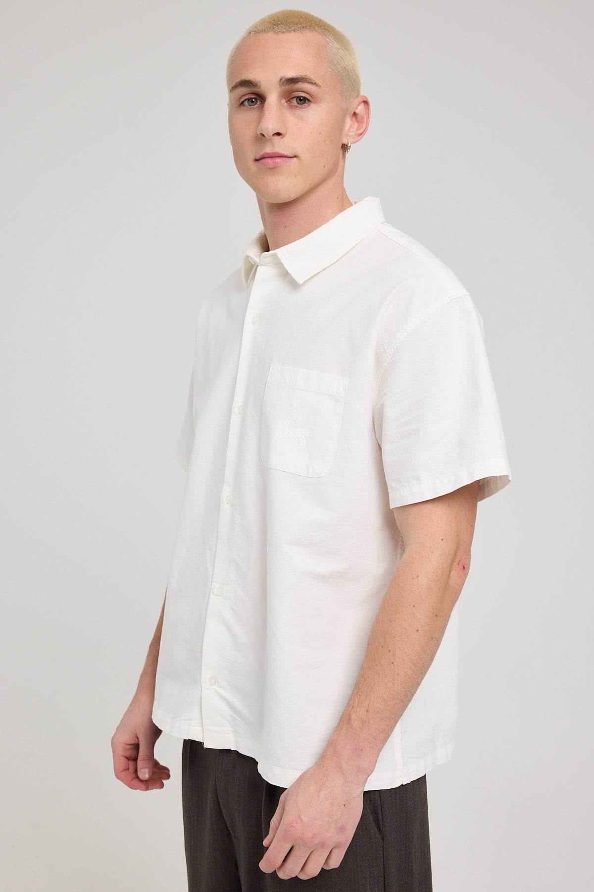 Xlarge Script Oxford SS Shirt White