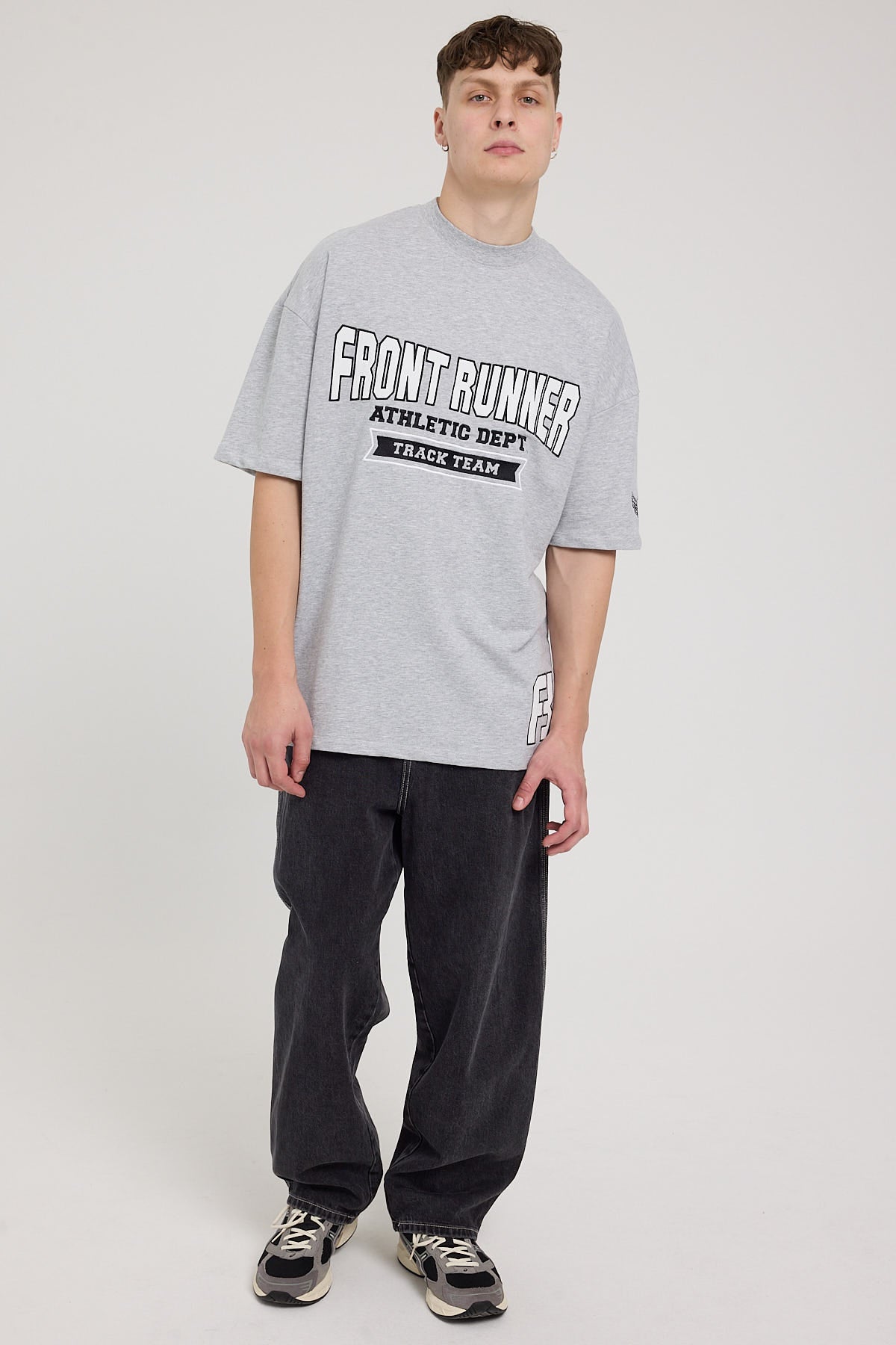 Front Runner Athletic Department Tee Grey Marle