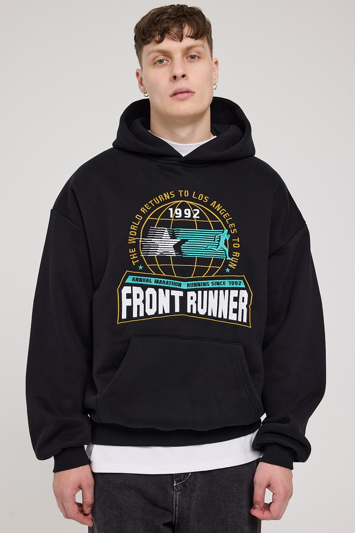 Front Runner LA Marathon Hoodie Black