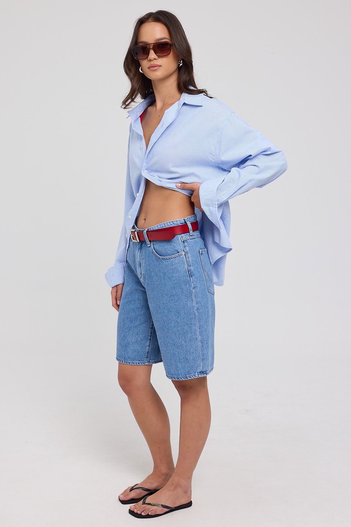 Wrangler Mid Farrah Short Infinite Blue