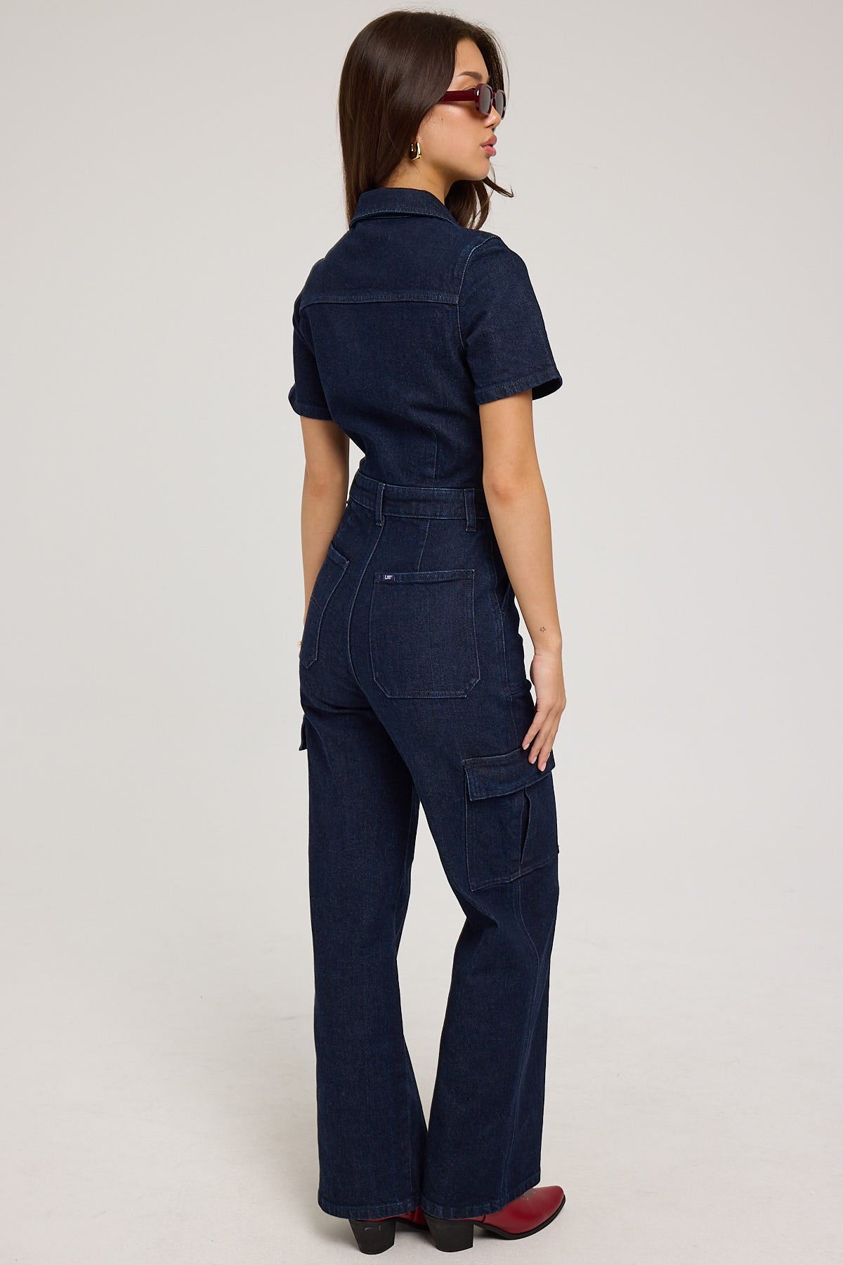 Lee Grace Cargo Boilersuit Modern Rinse