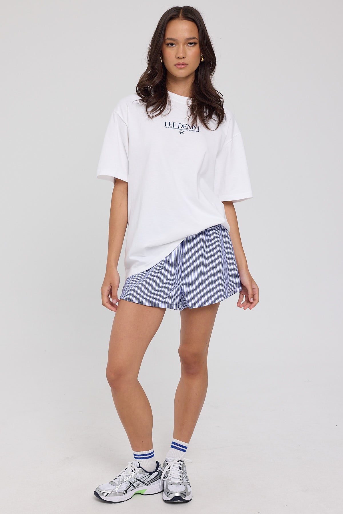 Lee Cityscape Baggy Tee Optic White