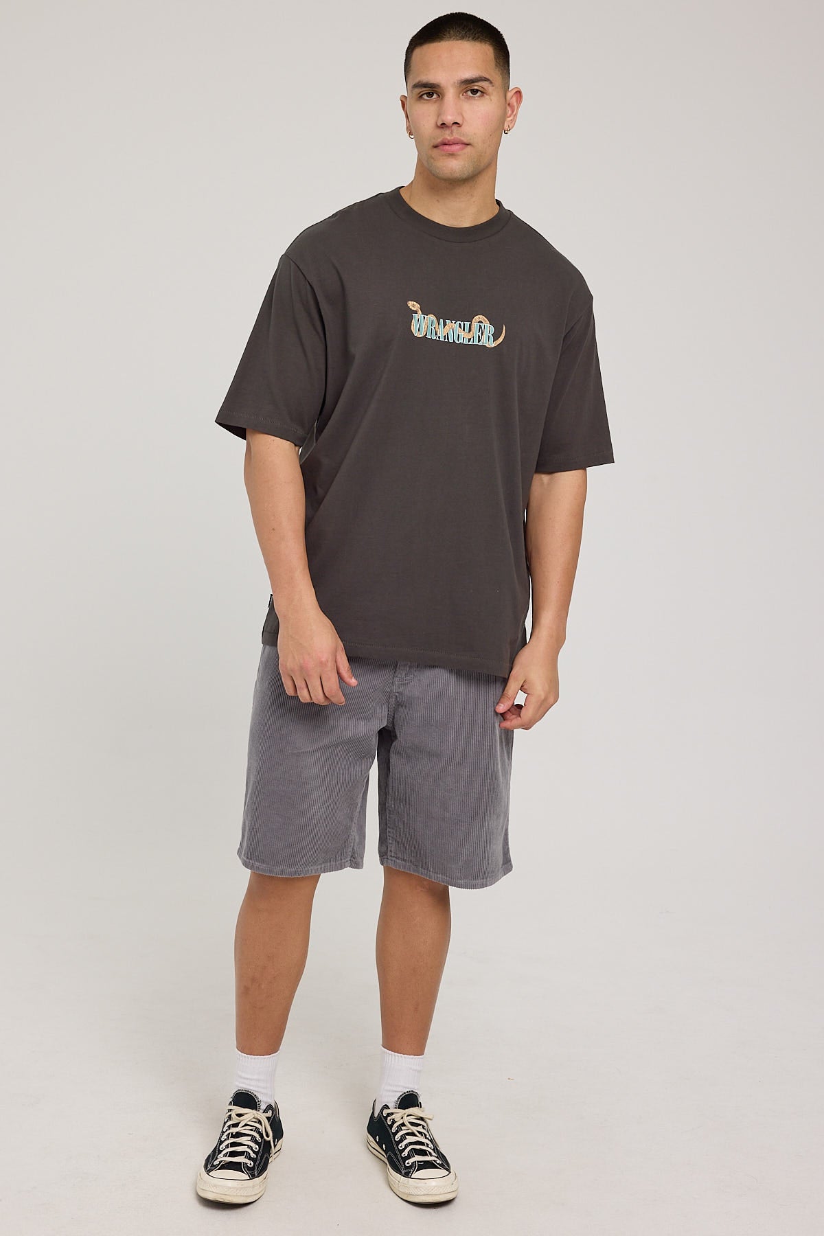 Wrangler Steezy Short Stormy Stormy Grey