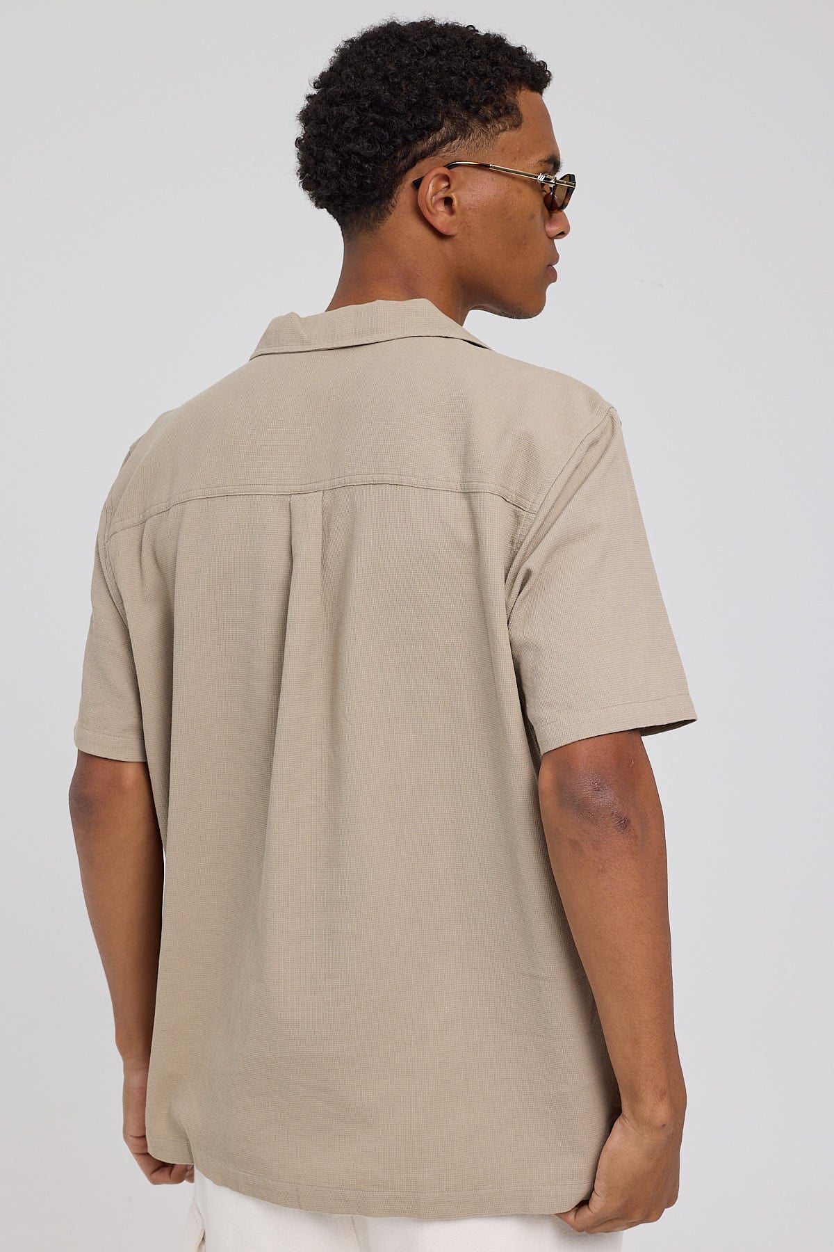 Wrangler Resort Waffle Shirt YinYang Sand