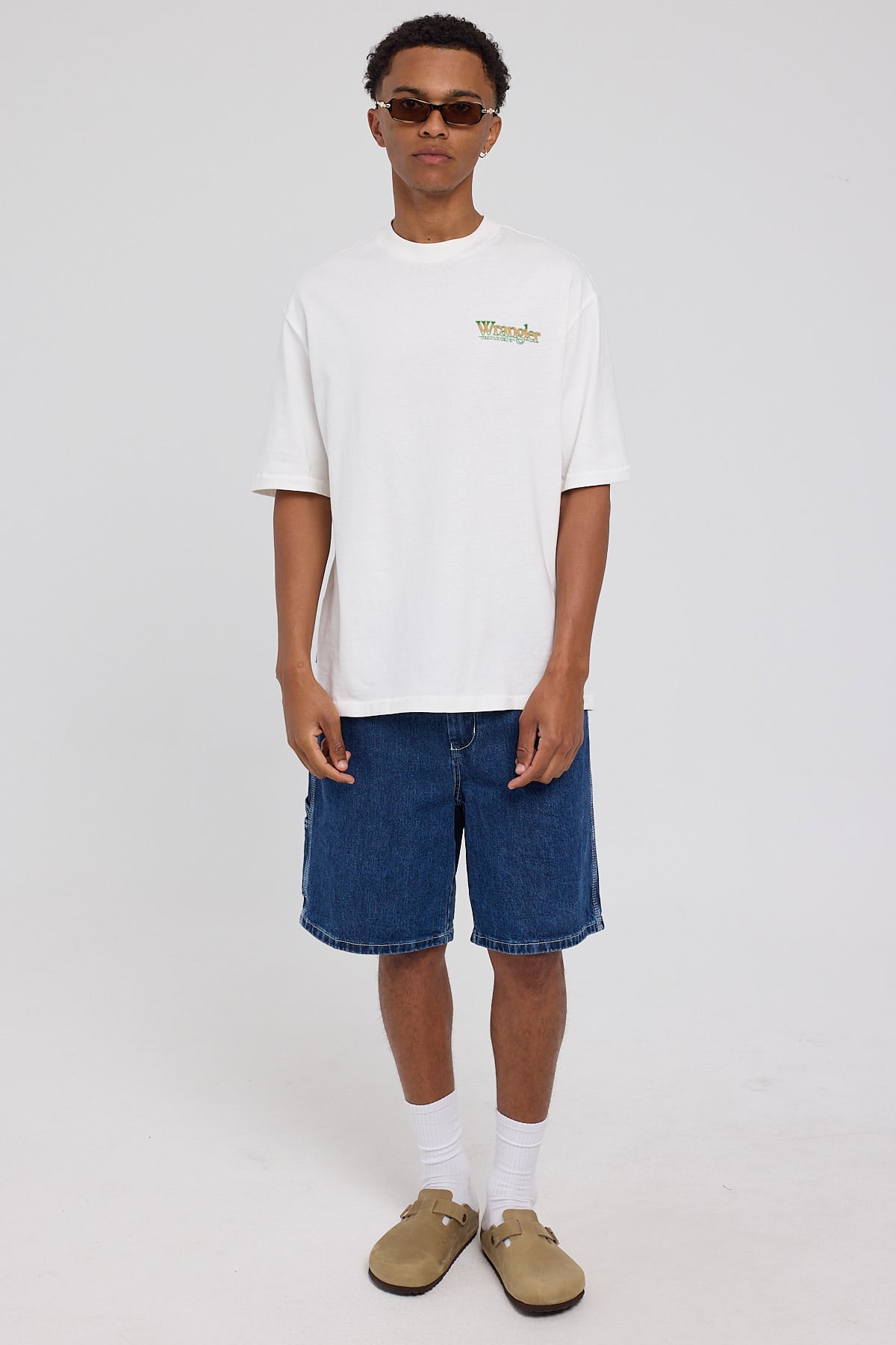 Wrangler Wattle Slacker Tee White