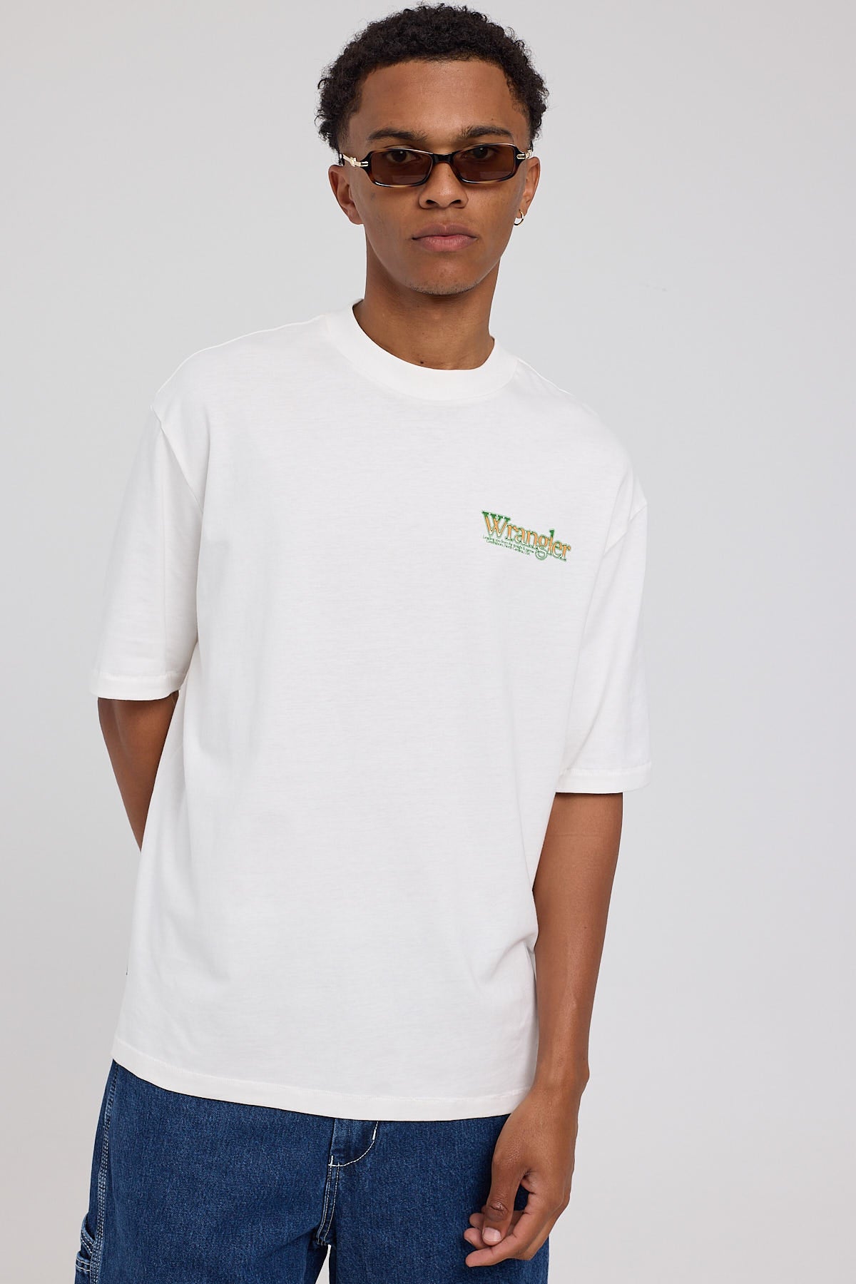 Wrangler Wattle Slacker Tee White